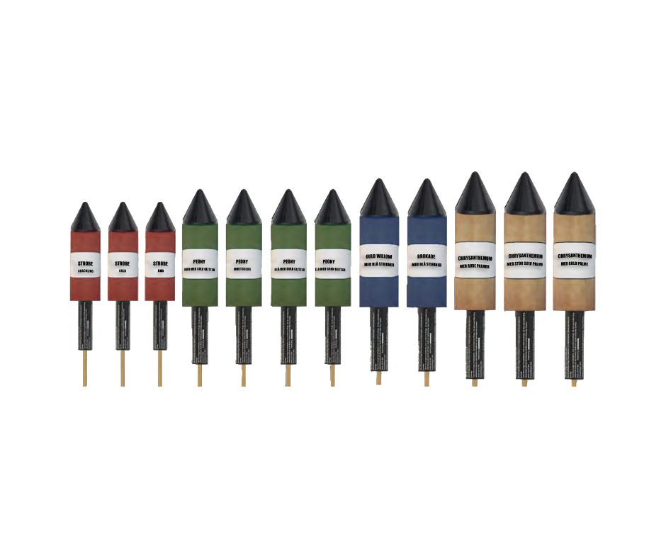 SUPER ROCKETS SORTIMENT 12 STK